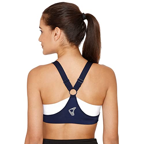 Image of Zelocity High Impact Quick Dry Sports Bra - Maritime Blue