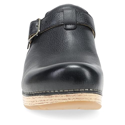 Image of Dansko Leandra Women's Clog with Cushioned Footbed - Slip-On Shoe with Breathable Suede Socklining, Rubber Outsole