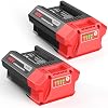 PENGJBATTER 2 Packs 40V 6000mAh Lithium Battery Compatible for SKIL PWRCORE 40V Battery BY8708C-01, BY8705-00, BY8708-00,BY8723C-00, BL4713C-1, Compatible with Skil PWR CORE 40 Volt Tools