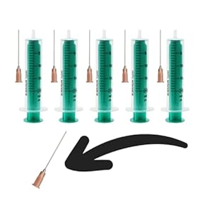 Green Medical Einwegspritzen-Set 5x20ml mit stumpfen Kanülen