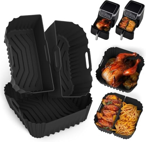Molde de Silicona para Freidora de Aire, Accesorio Airfryer 3 Pie...
