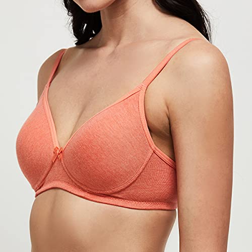 Image of Max Cotton Women's Solid Padded Non-Wired Bra