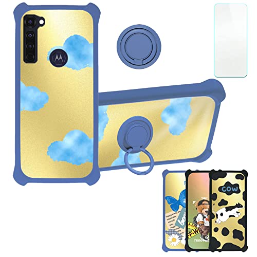 Aroepurt Funda para Motorola Moto G Pro Funda Compatible con Motorola Moto G Pro Case Carcasa [con 9H Dureza HD Protector Pantalla] PC + Silicona Soporte DJL-LSY