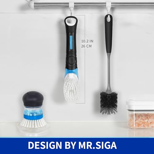 MR.SIGA Soap Dispensing Dish Brush