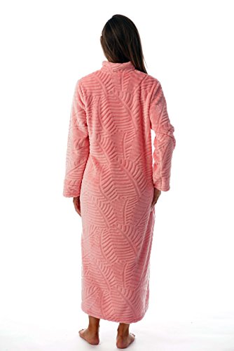Image of Just Love Plush Zipper Lounger Solid Robe