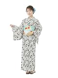 浴衣 レディース 単品 [なごみや] 女物 浴衣 ニュアンスカラー 変わり織り レトロ モダン かわいい 高見え 夏祭り 夕涼み 花火 レディース Free Size 萩_グレー28