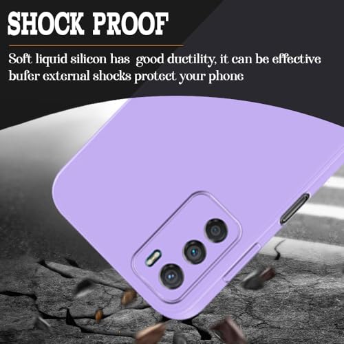 Image of Back Cover for Motorola Moto G42 4G | Full Camera Protection | Premium Liquid Silicon Case | Flexible Bumper Case for Motorola Moto G42 4G (Purple)