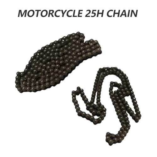 Cadena de conducción para motocicletas Cadena 25H compatible con quads de 49cc 3