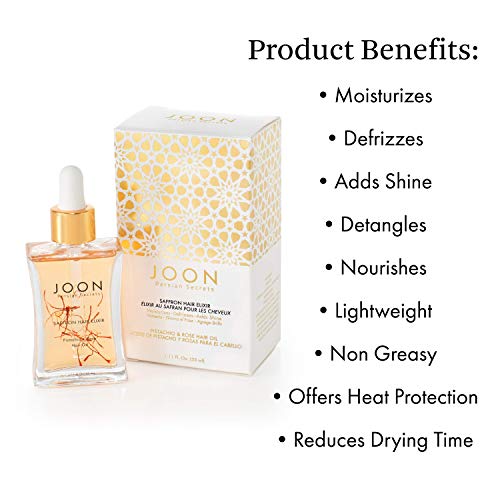 Joon-Moisturizing-Trio-Set-11oz-Saffron-Hair-Elixir-101oz-Saffron-Rose-Shampoo-and-Conditioner