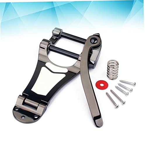 Supvox Tailpiece Electric Guitar Black Guitar Tremolo Bridge Guitar Bridge Parts Electric Guitars Guitar Vibrato Bridge Guitar Tailpiece Part For Tremolo String Vibrato Guitar Parts Black #TOP2