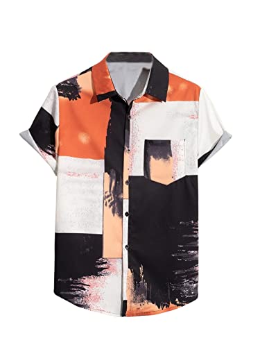 Image of J B Fashion Casual Shirt for Men|| Shirt for Men|| Men Stylish Shirt || Men Printed Shirt(BrushPrint)