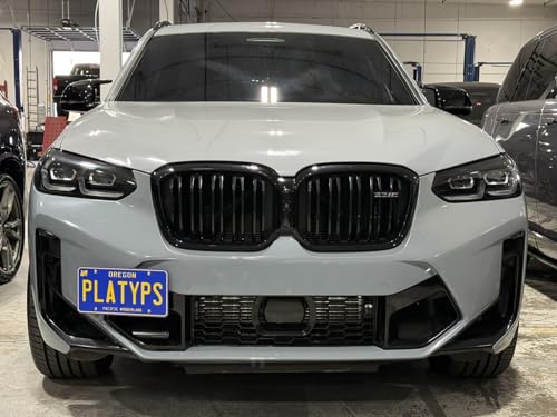 Image of CravenSpeed Platypus License Plate Mount Compatible with BMW X3 M 2022-2024 [G01 LCI] | No Drilling | Installs in Seconds | Made of Stainless Steel & Aluminum | Made in USA