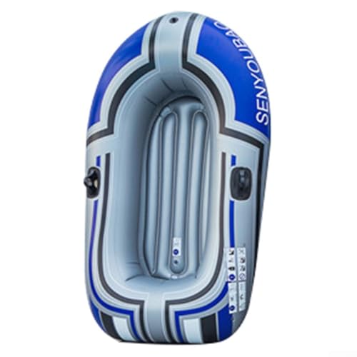 Serenophile Barco inflable de PVC, disfruta de la naturaleza, a prueba de fugas, doble válvula de aire antifugas para aventuras seguras al aire libre(1)