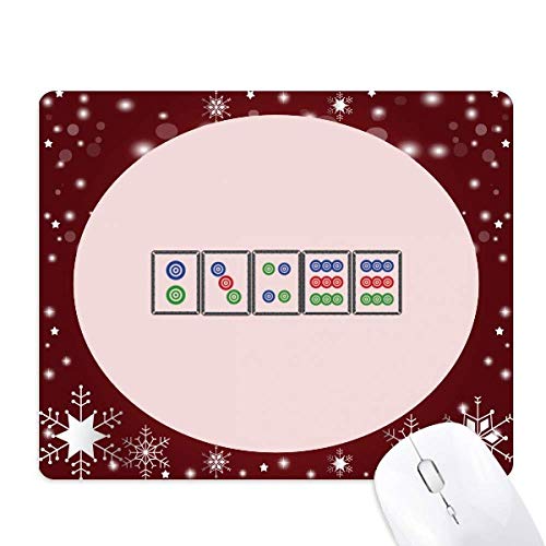 Tapis de souris thème mah-jong pour réchauffer l'ambiance de bureau cet hiver