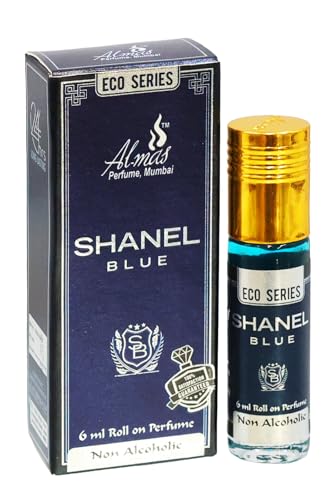 Generic Almas Shanel Blue Attar Roll On Perfume 6ml - Image 2