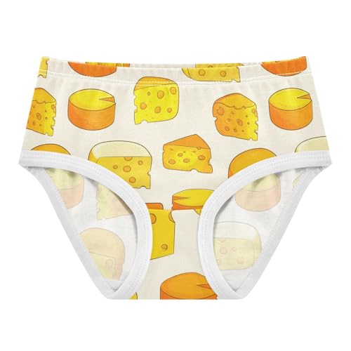 Cheese Yellow Toddler Girls's Underwear 2T 2303190