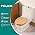 Toilet Seat, Solid Wood, Pine Wood, High Gloss Finish, PIKLiDS (Round)