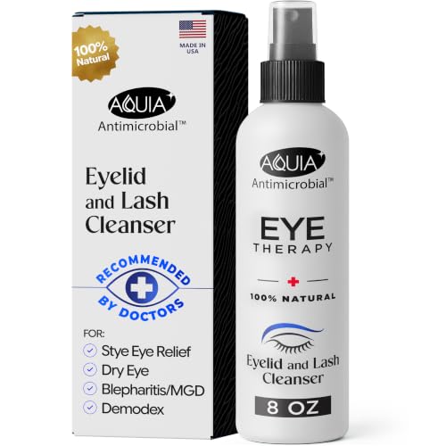Eyelid Cleanser Spray 8oz | Blepharitis Treatment | Lid and Eyelash Cleaner