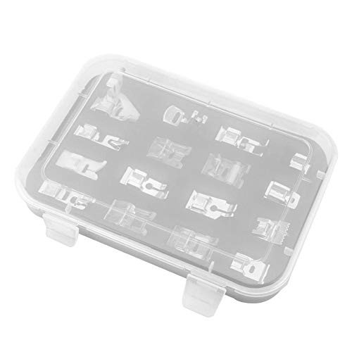 Hongzer Presser Feet, Professional Presser Feet Set Multi-Function Sewing Machine Accessories for Brother, Singer(#2)