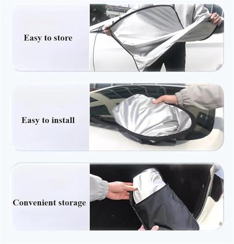 Pare-brise intérieur soleil protection auto réfléchissante Skoda Octavia A7 S - 4