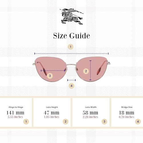 BURBERRY BE3144 Cateye Sunglasses for Women +BUNDLE with ACCESSORY EYEWEAR KIT3