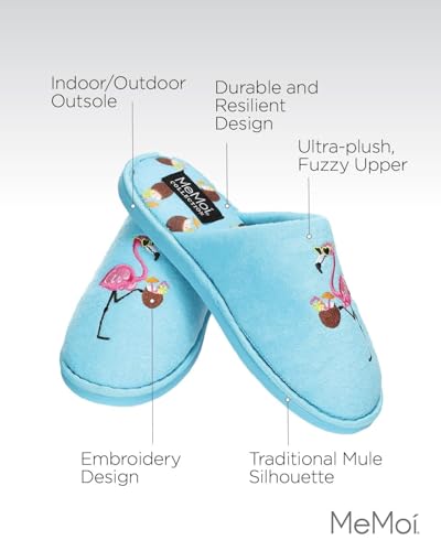 MeMoi Women's Feeling Flamazing Terry Slide Slippers3