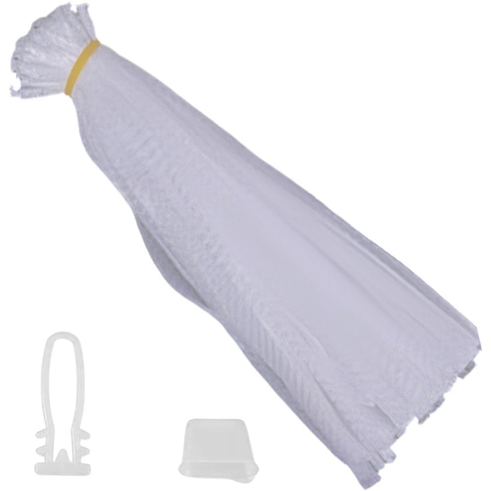 – 100pcs Egg Mesh Bags with Loop Closures Fruit Netting Bags Multi-use Vegetable Bags for Garlic Onions Seafood Packing Supplies