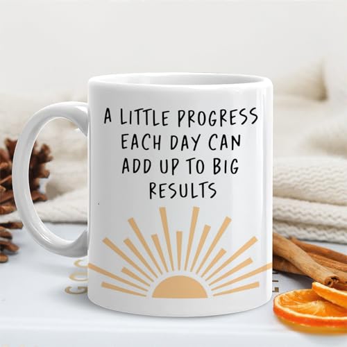 Taza de cerámica 11 oz con diseño motivacional miniatura 4