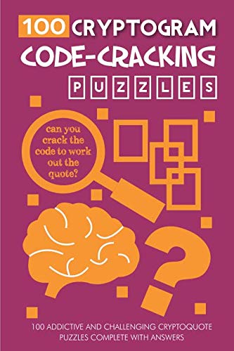 100 Cryptogram Code Cracking Puzzles Paperback – December 3, 2018