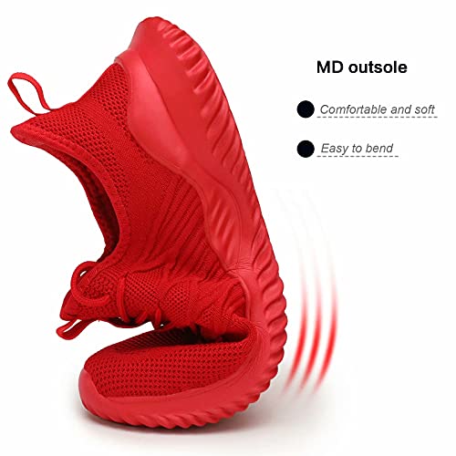 Image of Socviis Mens Slip On Running Shoes Athletic Walking Trainers Lightweight Breathable Mesh Tennis Sneakers