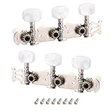 homwowo 3L3R Configuration Tuning Pegs Machine Heads Tuners Set Entusiastas de guitarra clássica em busca de confiabilidade 3L3R pinos de corda de guitarra afinadores
