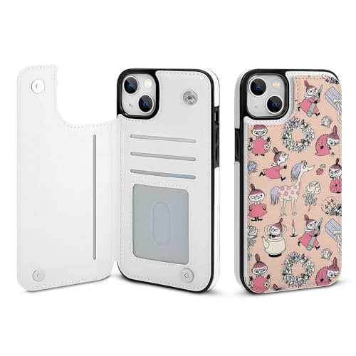[�R���V�[] for iPhone 14 Plus �p �P�[�X �蒠�^ ���g���~�C ��phone14 �P�[�X �L�����N�^�[ ���� �J�[�h���[ PU���U�[�� �X�^���h�@�\ �����ӂ���14�P�[�X