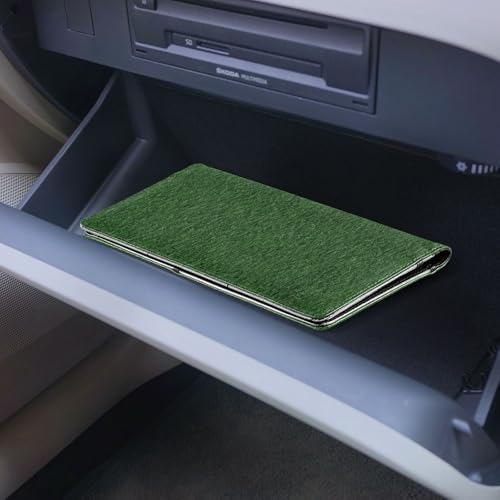 Organizador de guantera Piel Verde miniatura 6