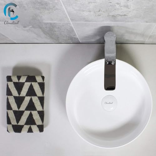 Image of Pop Up Floor Coupling|Drainer Trap|6 Inch|Full Thread|Waste Coupling|Anti Cockroach Foul|Ideal For: Floor|Kitchen|Sink|Bathroom|Wash Basin|Material: Brass|Ceramic|Color: White|Set Of 1