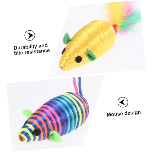Juguetes de ratón para gato con material seguro y diseño de simulación LOLIPPYY 4