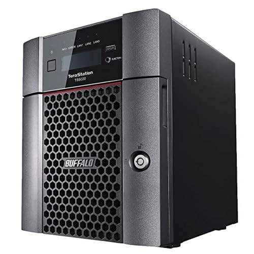 Image of BUFFALO TeraStation 5420DN 4-Bay Business Desktop NAS 32TB (4x8TB) with Hard Drives Included RAID iSCSI Network Storage File Server