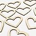 ALL SIZES BULK (12pc to 100pc) Unfinished Wood Wooden Hollow Heart Frame Laser Cutout Dangle Earring Jewelry Blanks Charms Ornaments Shape Crafts Made in Texas