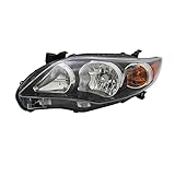 TYC Left Headlight Assembly Compatible with 2011-2013 Toyota Corolla