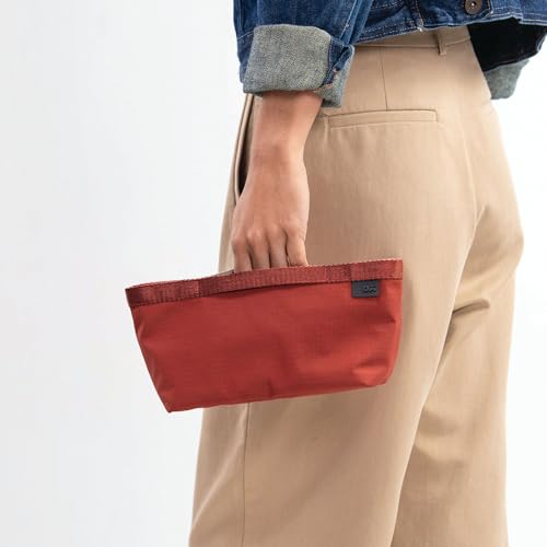 Image of DailyObjects Pivot Carry All Pouch for Men & Women | Storage Slip Pockets |Lightweight|Water Resistant|Portable| Recycled Nylon Zippered | Concealed Handles