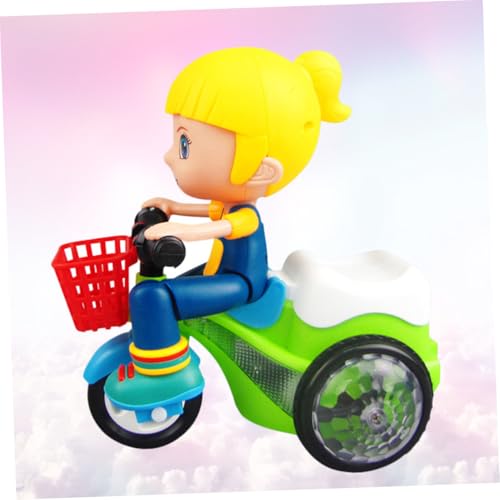 Tricycle créatif sans pile en plastique résistant contre la casse