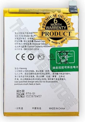 Image of THE BATTERY STORE Original BLP711 Battery for Oppo A1K / CPH 1923 Battery with 6 Month Warranty** (PP152)