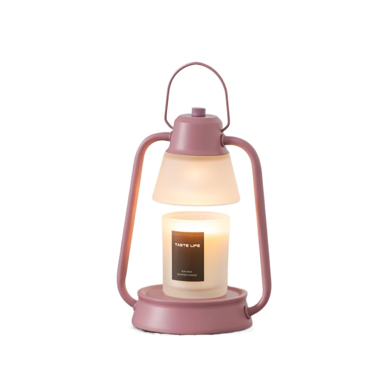 Lampada Lampada A Cera Fusa For Aromaterapia Lampada Da Tavolo Creativa Da Comodino For Caffè Lampada Calda Calda Lampada Da Tavolo Retrò Con Candela Fusa Profumata Lampada Da Tavolo Da Tavolo(Purple