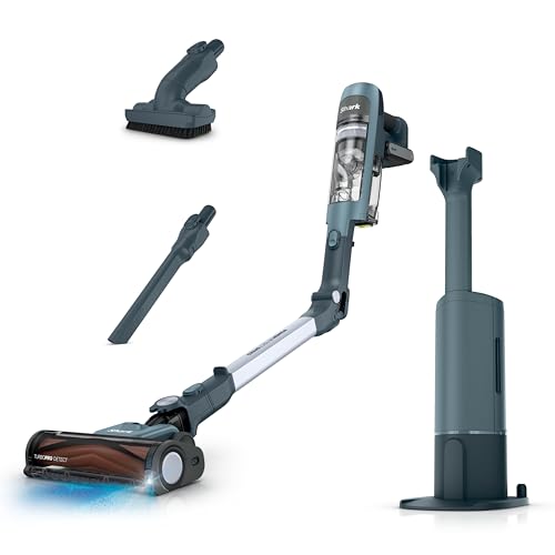 Image of Shark PowerDetect Speed Clean & Empty Cordless Stick Vacuum | Luxe Collection, Powerful Suction, HEPA Filtration, Carpet & Hard Floor, Portable, Vacuum for Pet Hair, Harbor Slate, IA3246BL