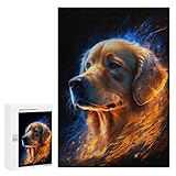 【Une pièce mémorable】 : faites plaisir et défiez votre famille et vos amis en reconstituant cet incroyable puzzle de Golden Retriever Fire 300 PCS. Ramenez à la maison des heures de plaisir et de divertissement que tout le monde appréciera.