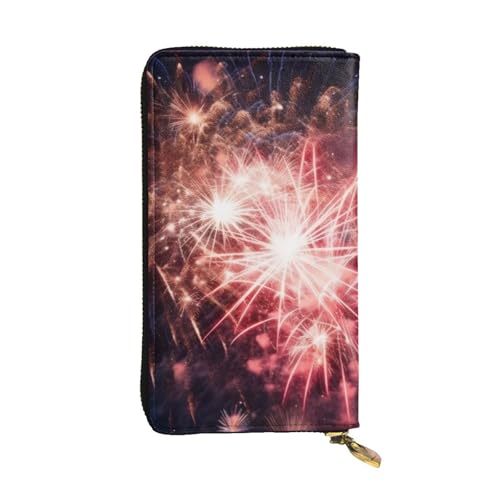 Portefeuille en cuir avec fermeture éclair grande capacité pour cartes et téléphone portable