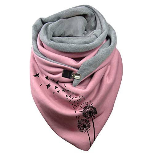 PañUelo Cuello Mujer Gorda, Bufanda Bohemia Femenina con DiseñO De Plumas Elegante Chal De Invierno Y CáLido Accesorio De Moda VersáTil para Casuales Y Ocasiones