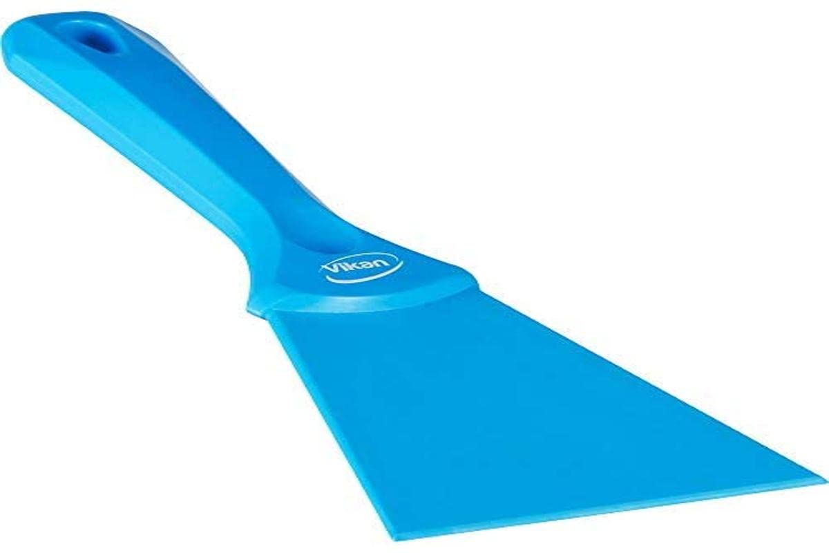 Vikan Nylon Hand Scraper, 100 mm, Blue