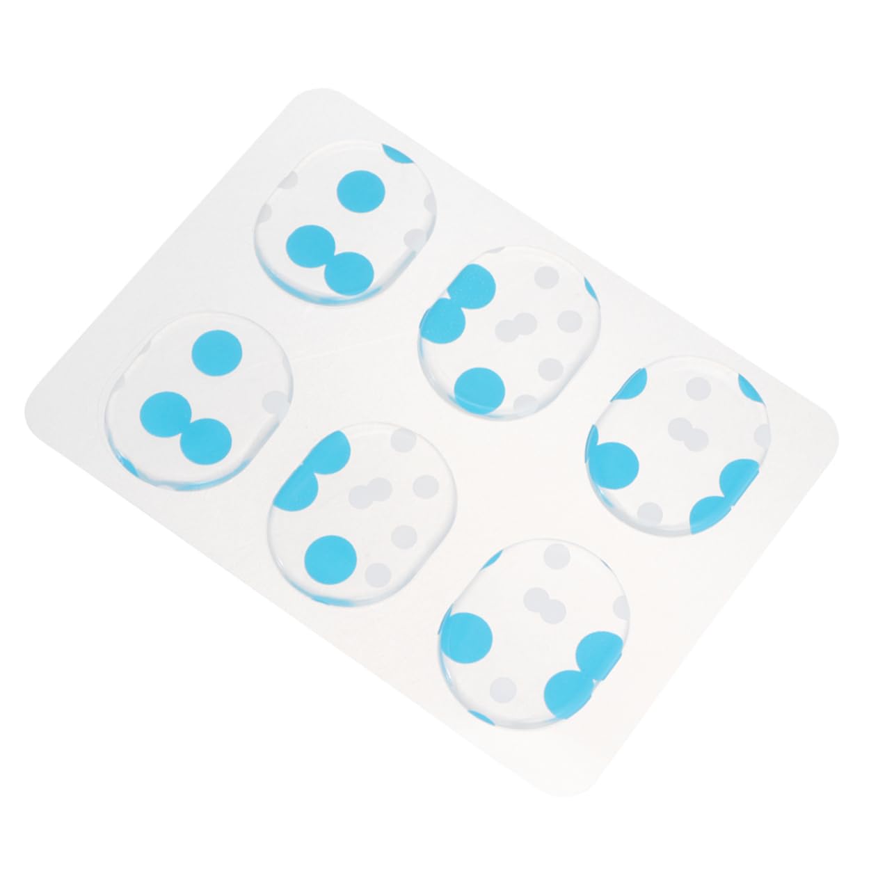 Holibanna 6Pcs Silicone Self Adhesive Drum Snare Mute Mat Gel Pads for Noise Control Drum Dampening for Practice and Performance