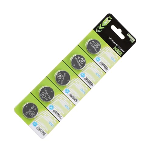 kwoifioy Confezione da 5/10 2032 3V Batterie a Bottone al Litio 2032 Batterie Per Orologi Giocattolo E Piccola Elettronica Uso quotidiano