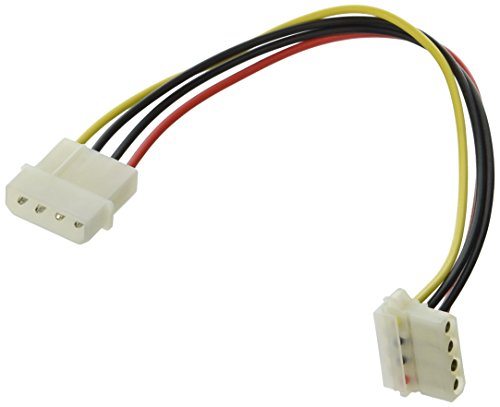 Monoprice 9-Inch Molex Male to Female Internal DC Power Extension Cable (102878)